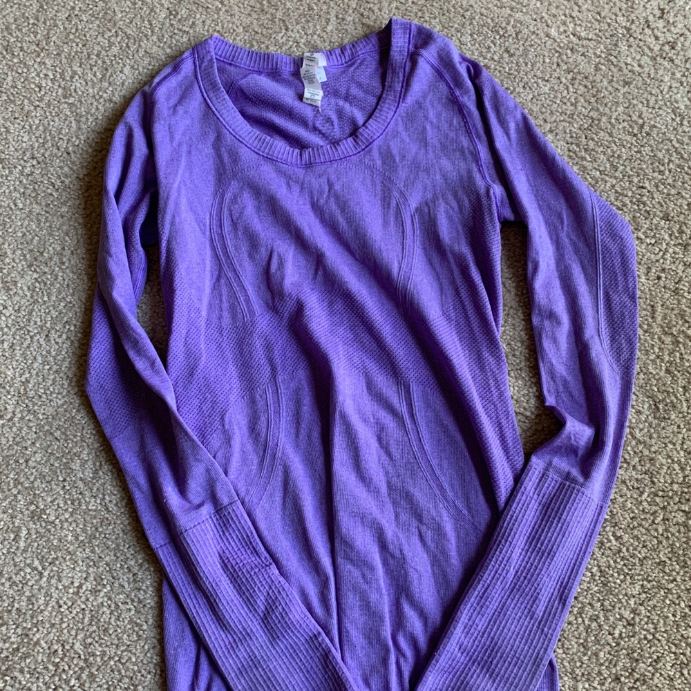 Lululemon Long Sleeve Shirt, Size 4, Purple